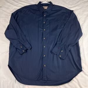 We The Free Shirt Men’s Size M Blue Button Down Long Sleeve 100% Cotton Preppy